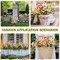 5 Bundles Artificial Calla Lily Flowers – UV Resistant Fake Flowers for Indoor Outdoor Home, Garden & Cemetery Decor